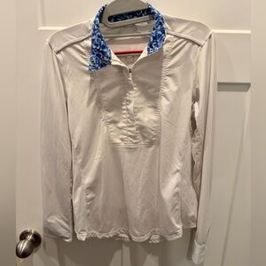 Chestnut Bay Women’s Quarter Zip Equestrian Top | Performance Riding Shirt Small